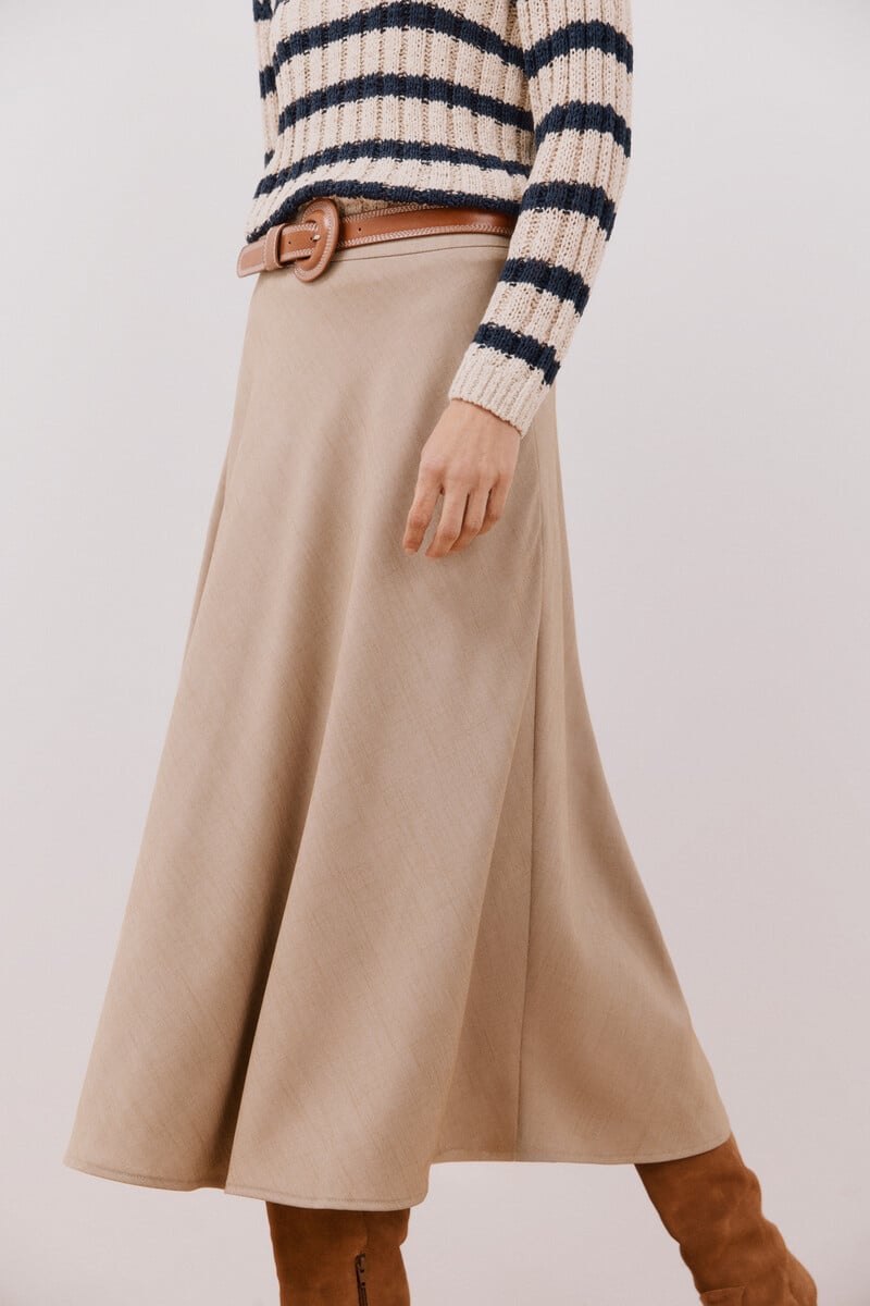 pedro del hierro Falda midi capa