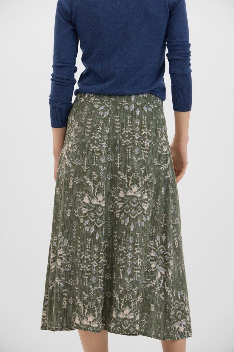 Pedro Del Hierro Falda Midi Estampada