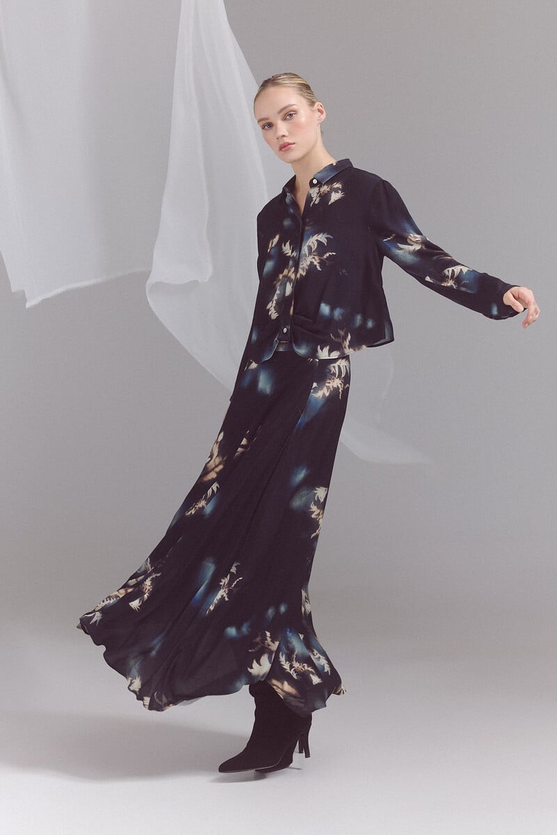 Pedro Del Hierro Falda Midi Estampada