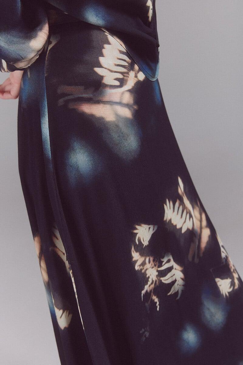 Pedro Del Hierro Falda Midi Estampada