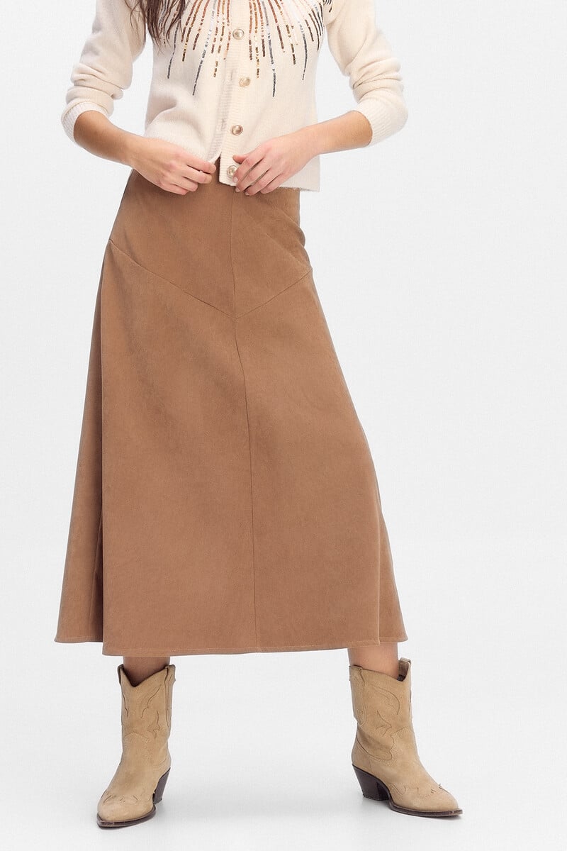 Pedro Del Hierro Falda Midi Evaséefecto Antelina