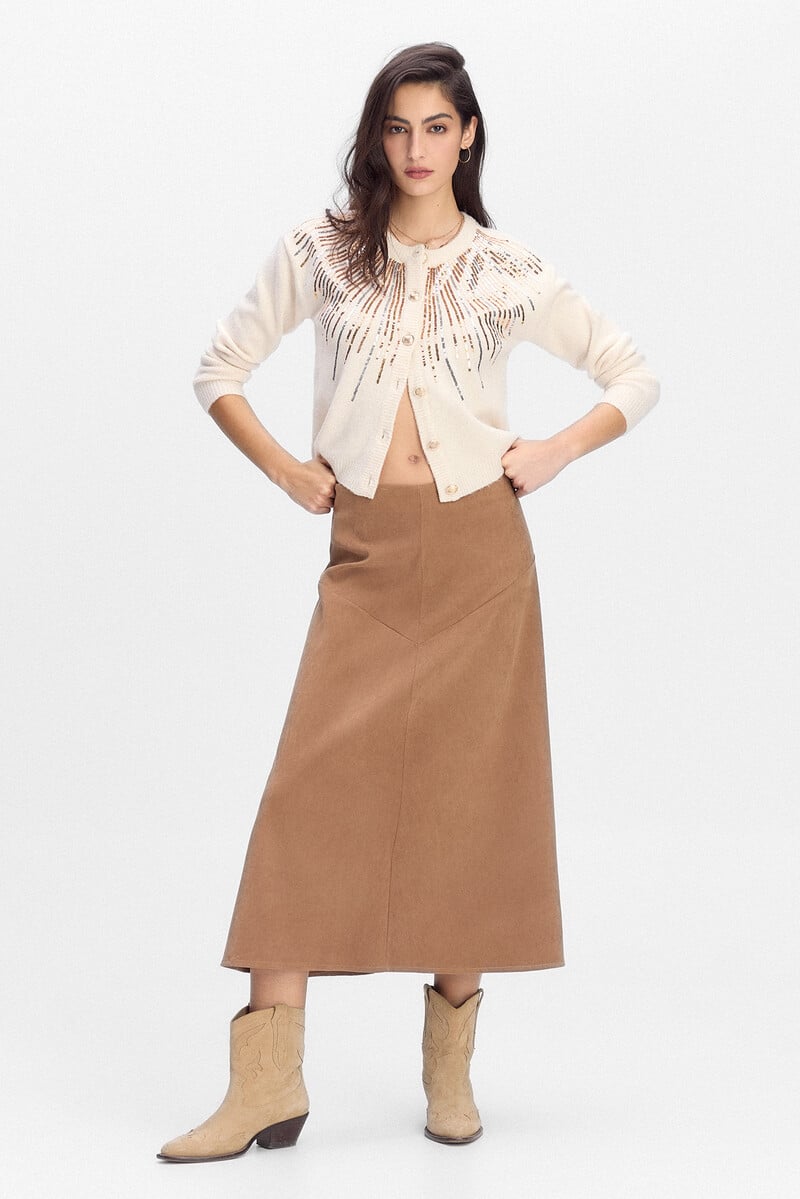 Pedro Del Hierro Falda Midi Evaséefecto Antelina