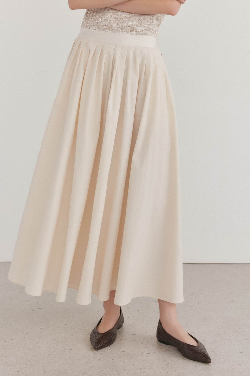 Pedro Del Hierro Falda Midi Tablas