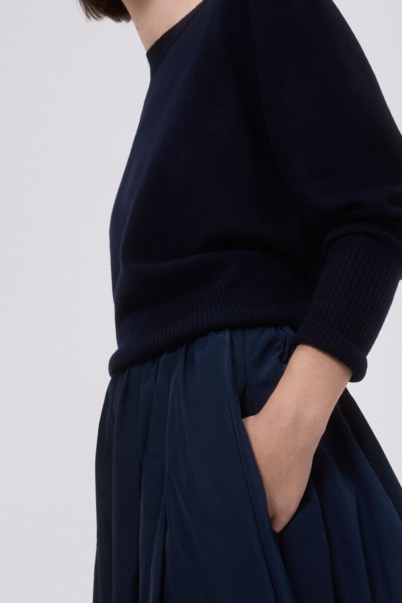 Pedro Del Hierro Falda Midi Tafeta