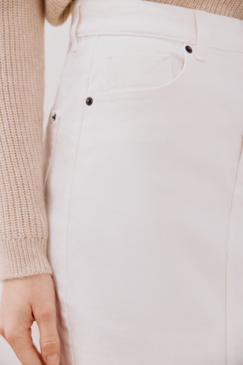 Pedro Del Hierro Falda Midi Vaquera