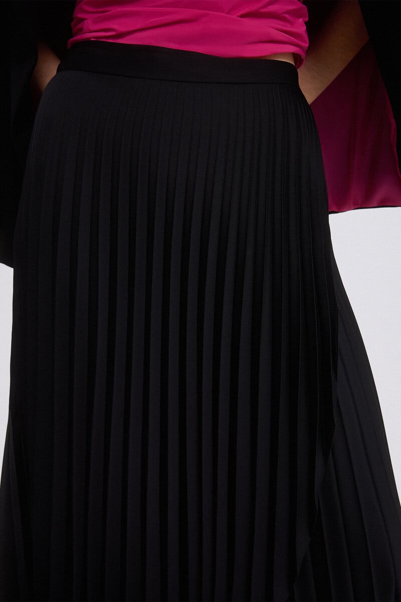 Pedro Del Hierro Falda Plisada Cruzada