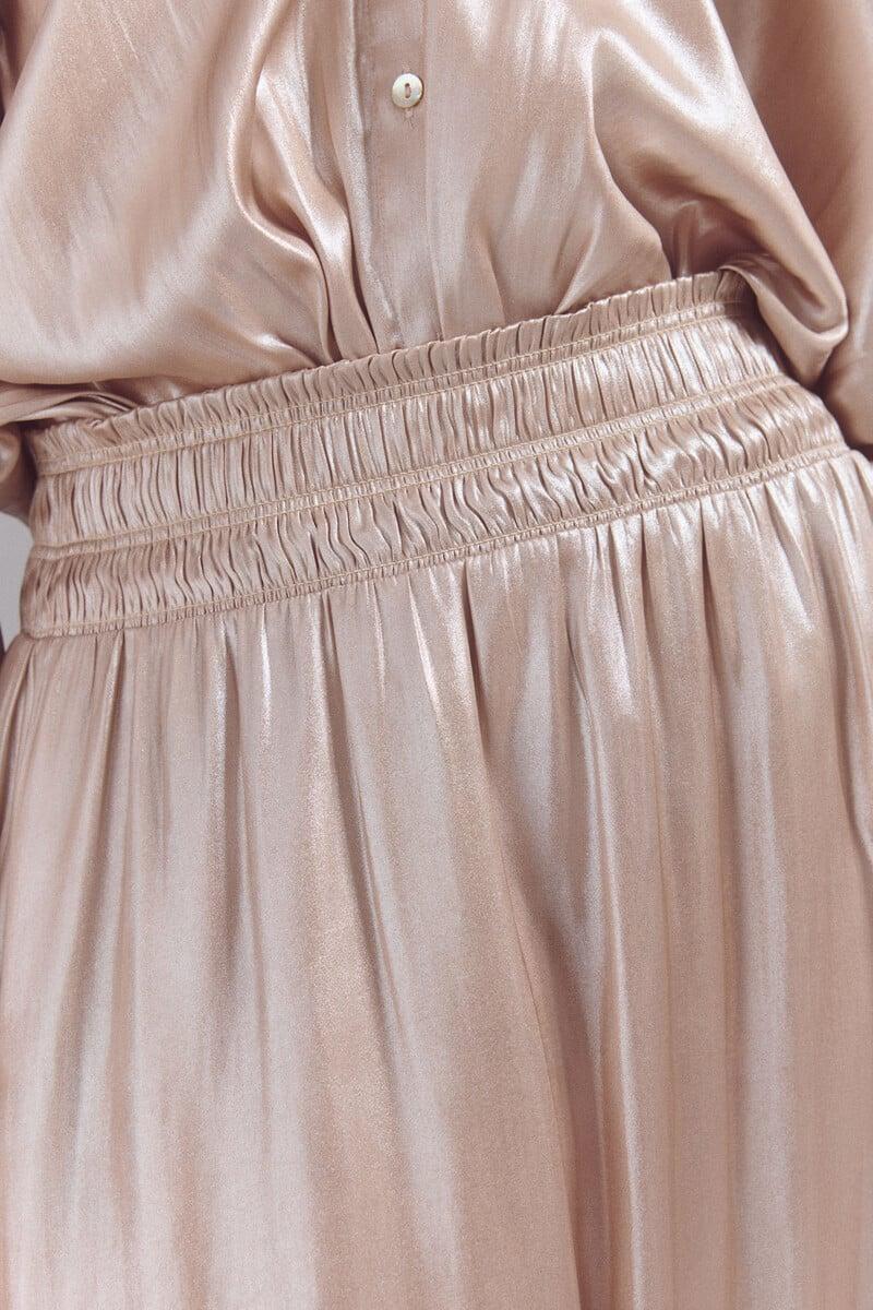 Pedro Del Hierro Falda Satinada Larga