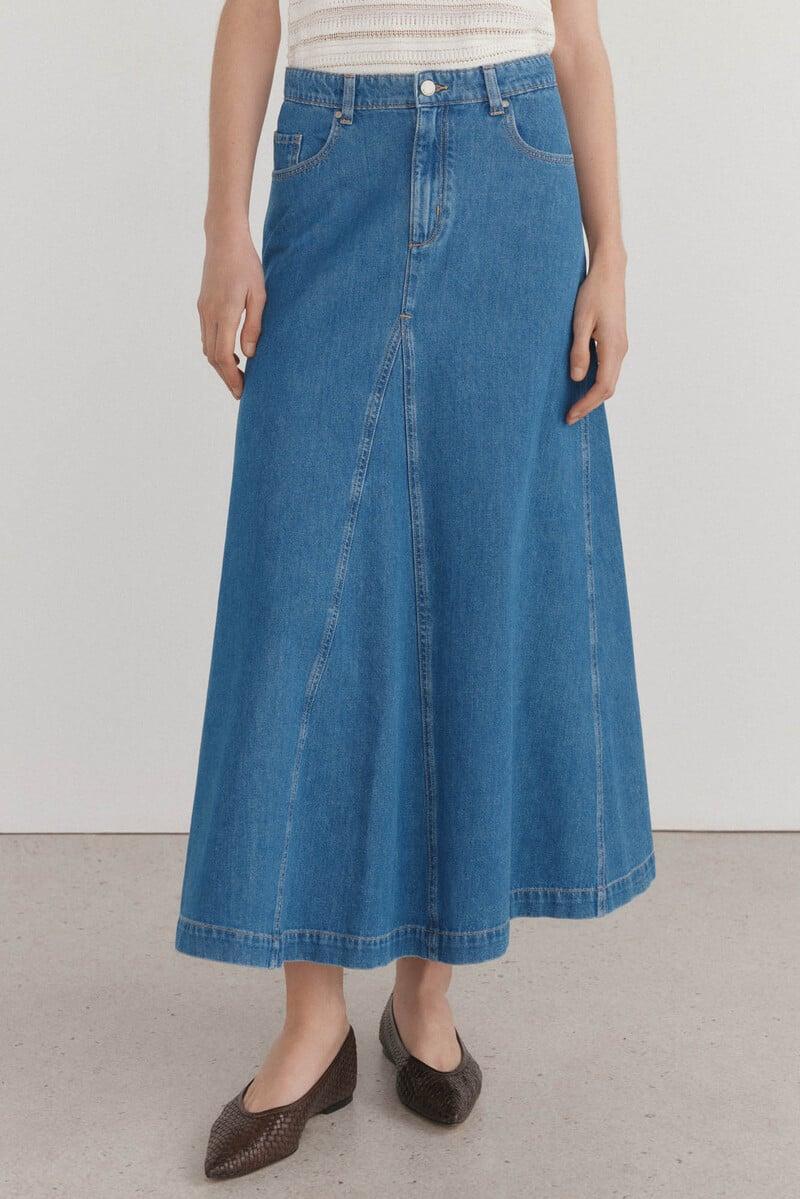 Pedro Del Hierro Falda Vaquera