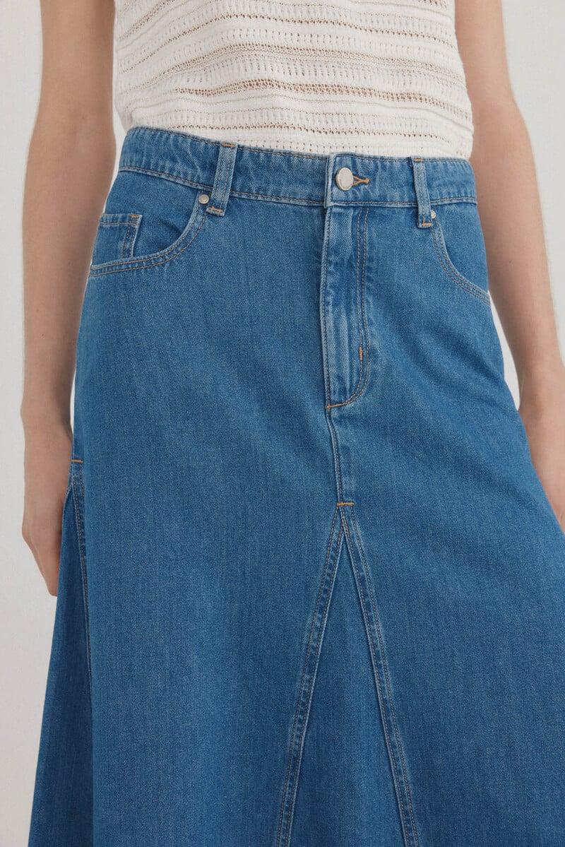 Pedro Del Hierro Falda Vaquera