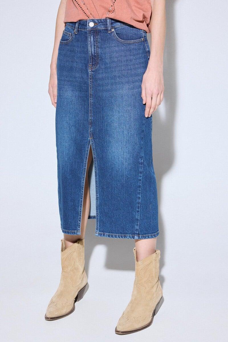 Pedro Del Hierro Falda Vaquera