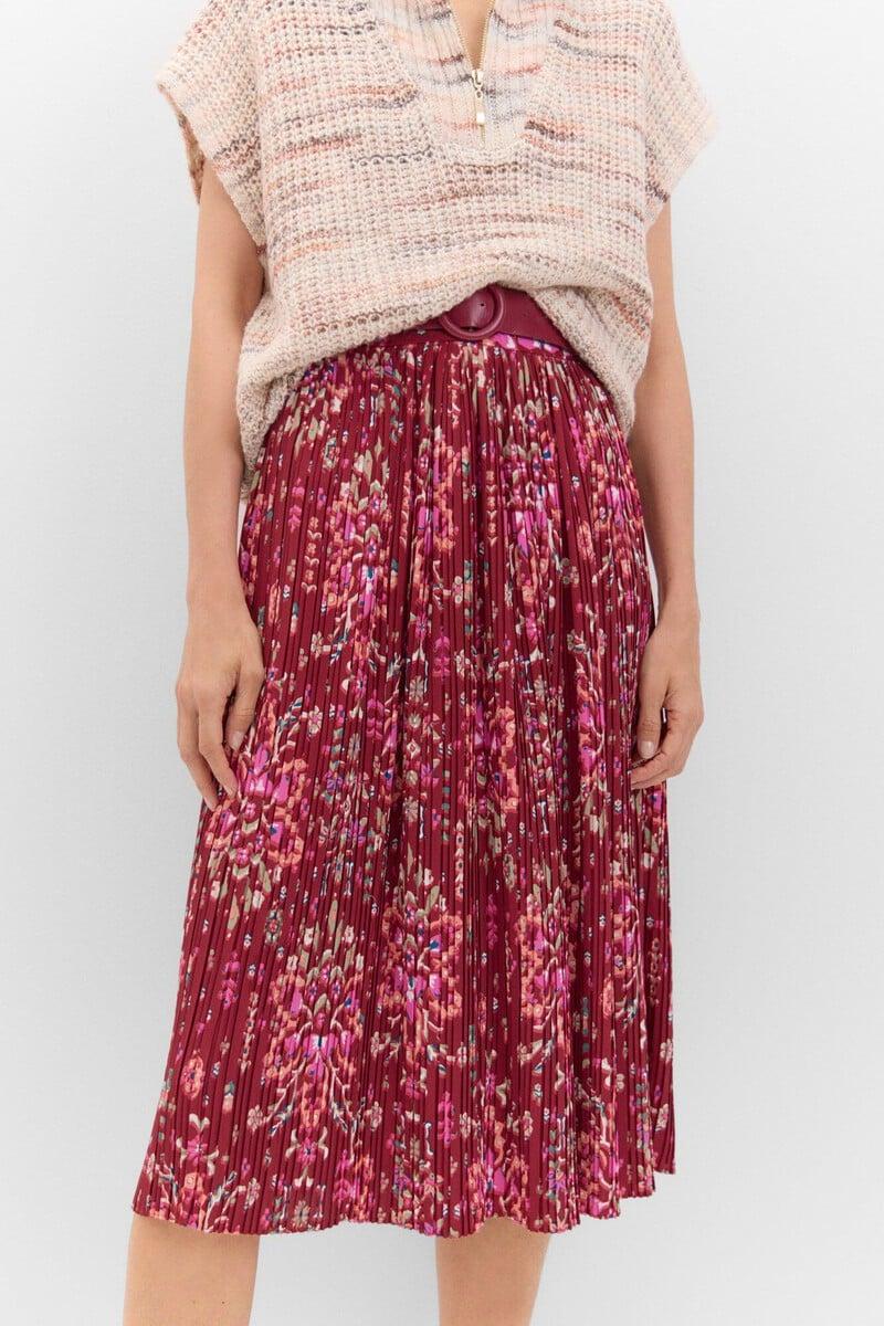 Pedro Del Hierro Falsa Plisada Con Cinturón