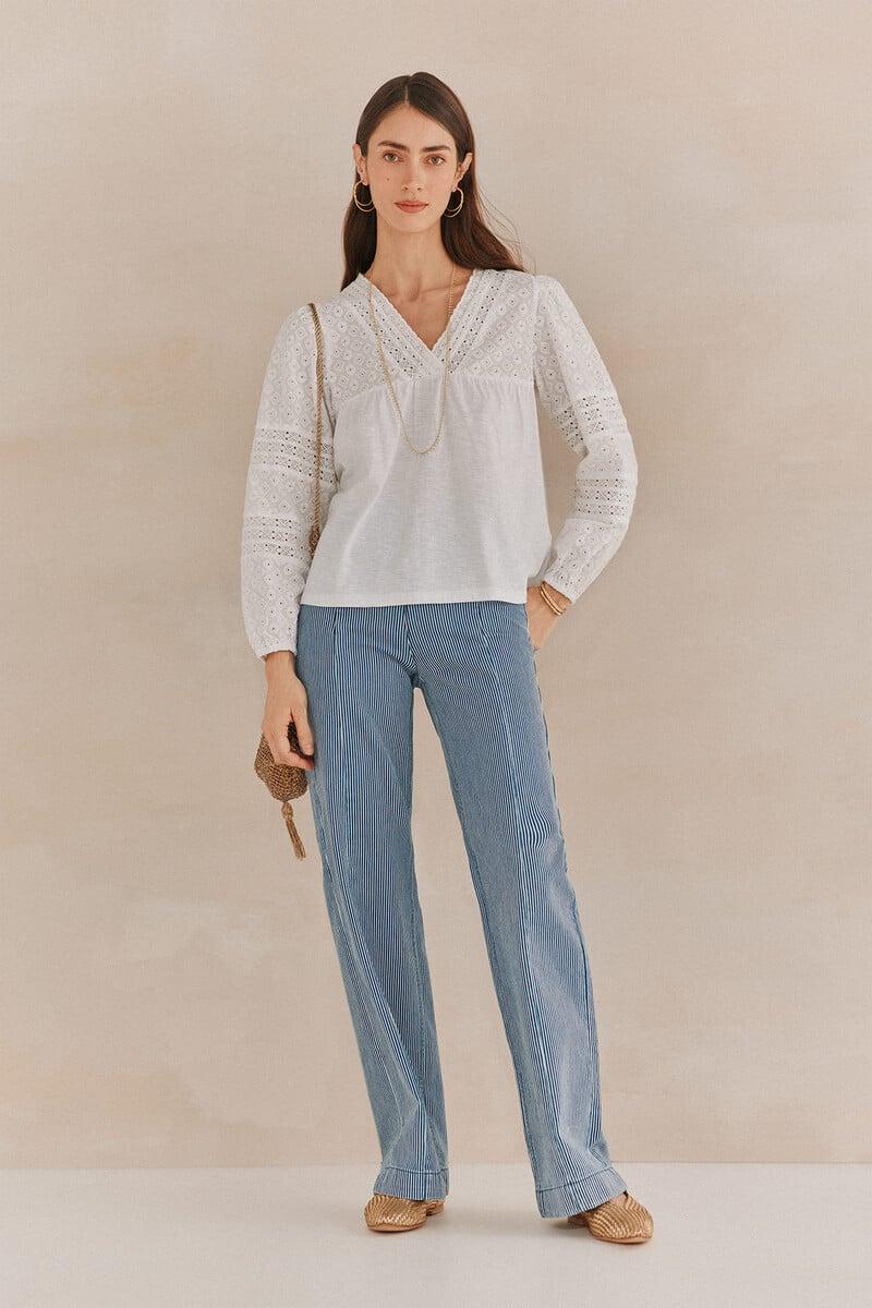 Pedro Del Hierro Felicidad. Camiseta Bordada