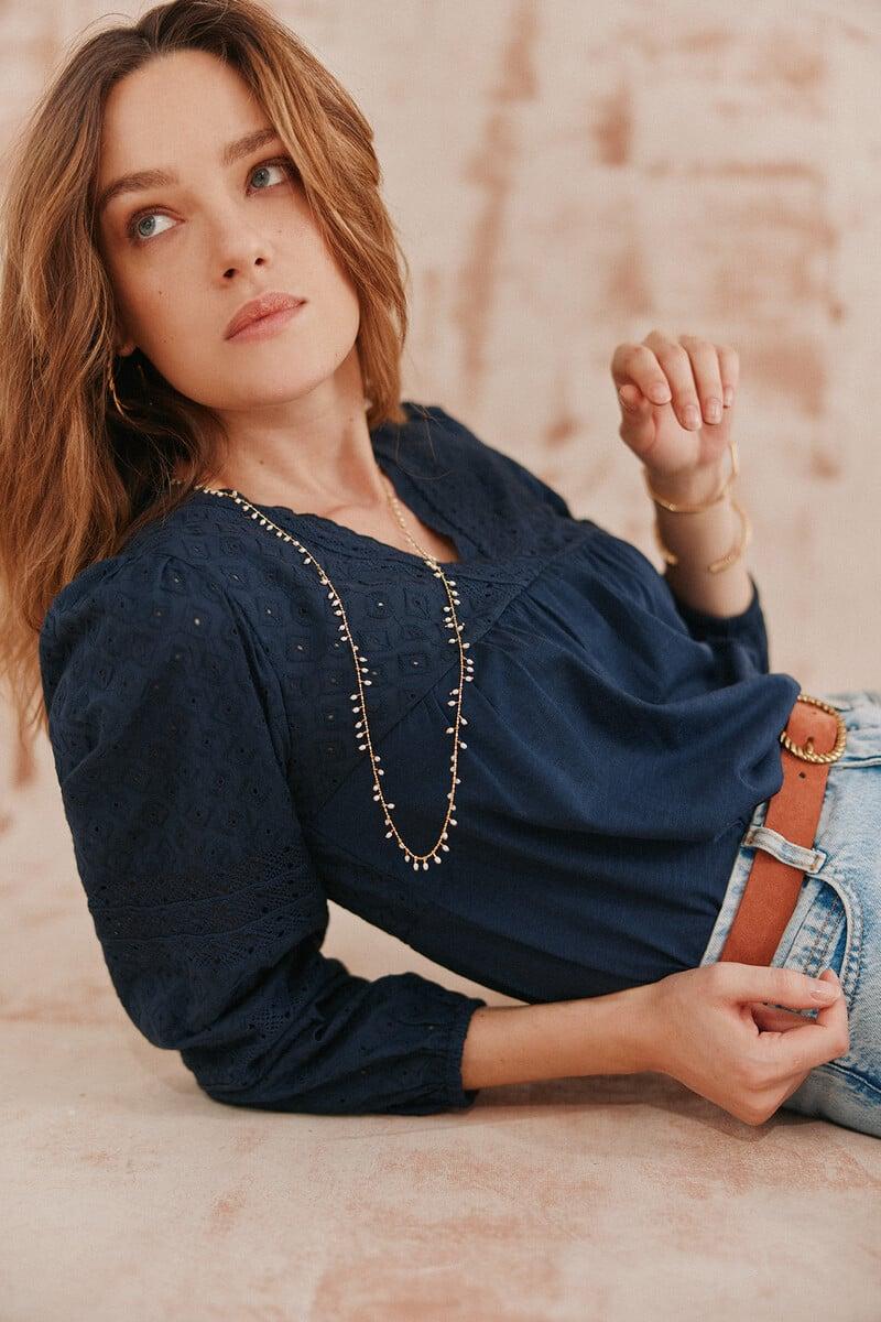 pedro del hierro Felicidad. Camiseta bordada