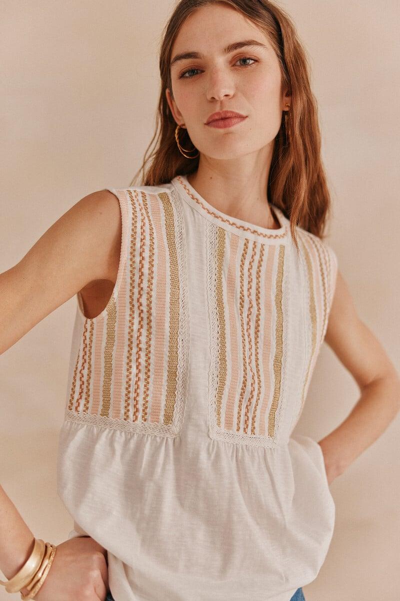 Pedro Del Hierro Felipa. Camiseta Bordada