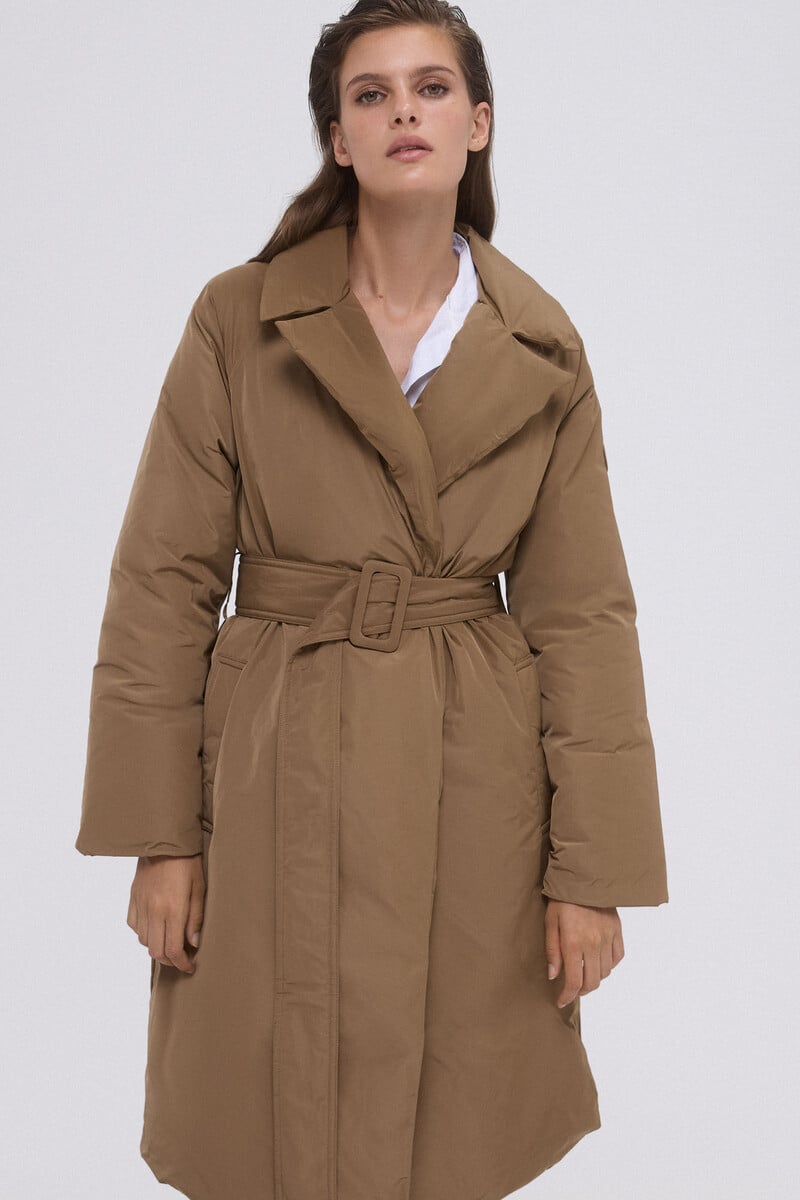 Pedro Del Hierro Gabardina Acolchada