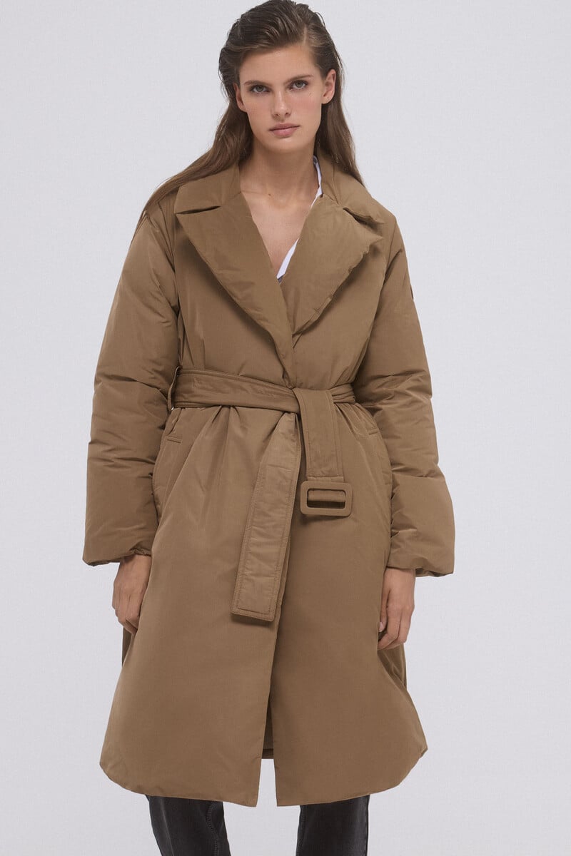 Pedro Del Hierro Gabardina Acolchada