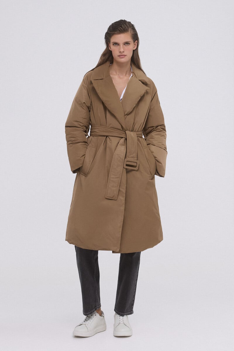 pedro del hierro Gabardina acolchada