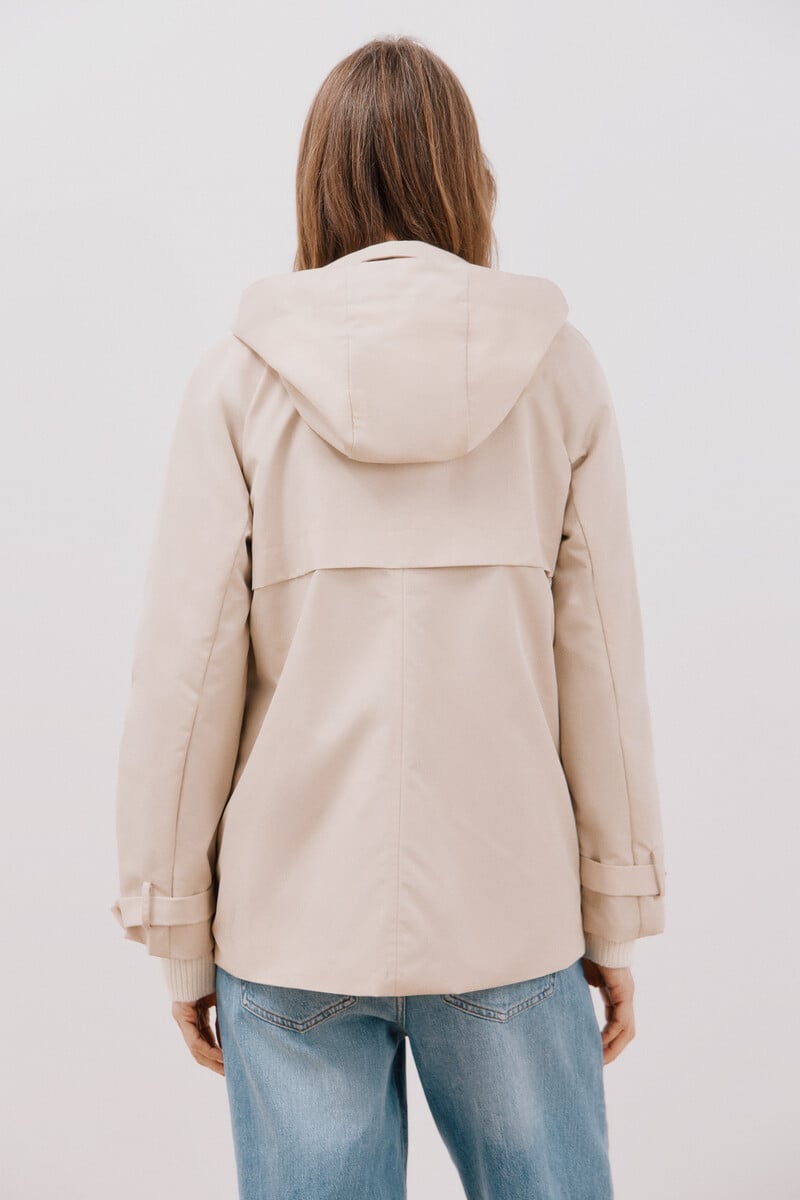 Pedro Del Hierro Gabardina Corta Con Vuelo