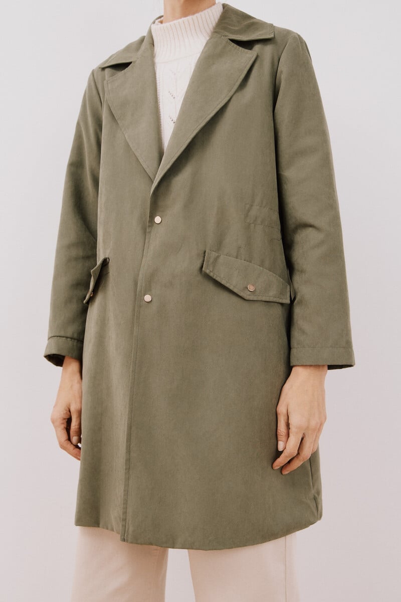 pedro del hierro Gabardina fluida waterrrepelent