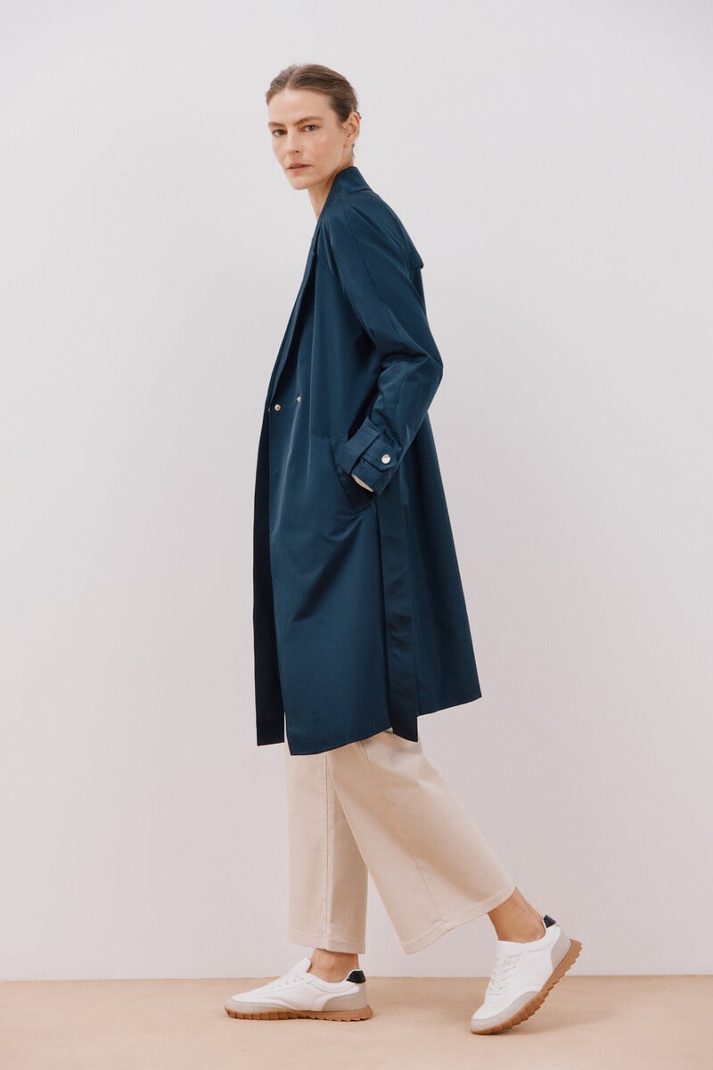 Pedro Del Hierro Gabardina Larga Waterrrepelent