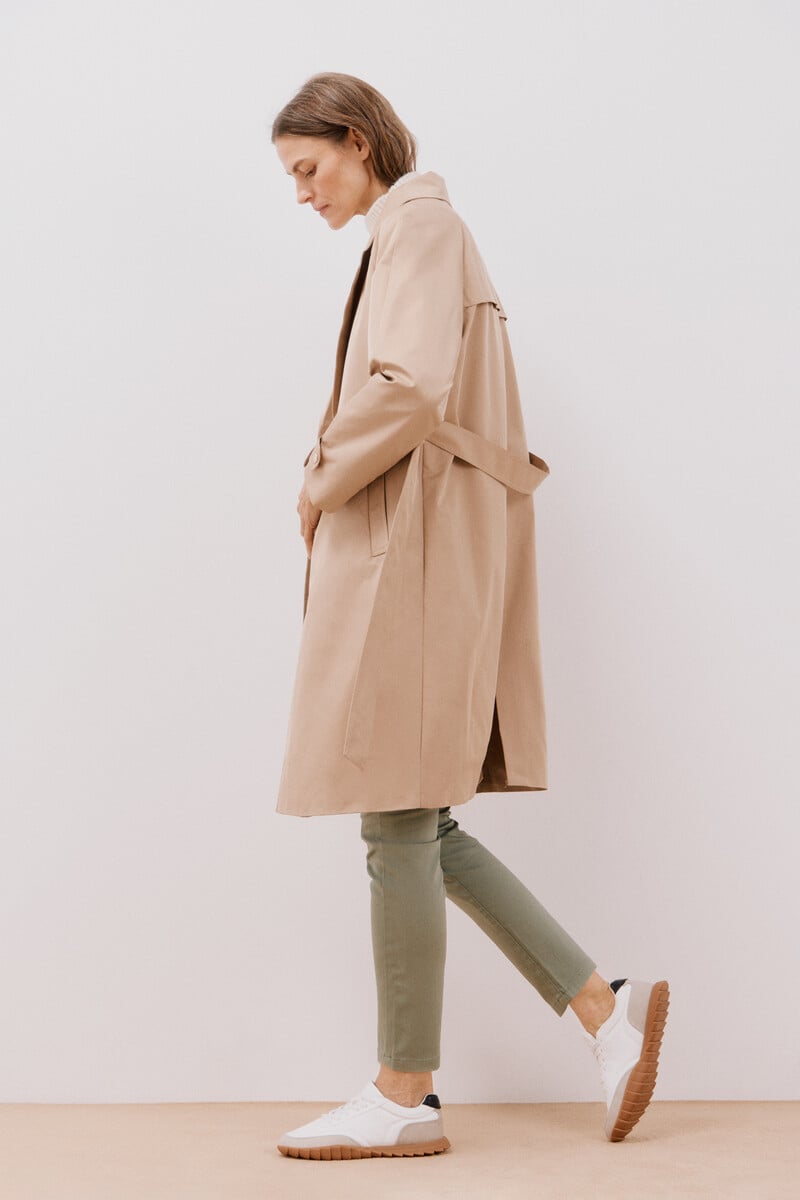 Pedro Del Hierro Gabardina Larga Waterrrepelent