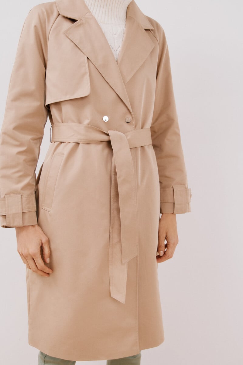 Pedro Del Hierro Gabardina Larga Waterrrepelent