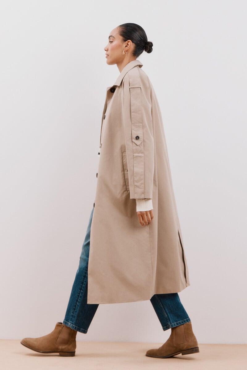 pedro del hierro Gabardina larga waterrrepelent