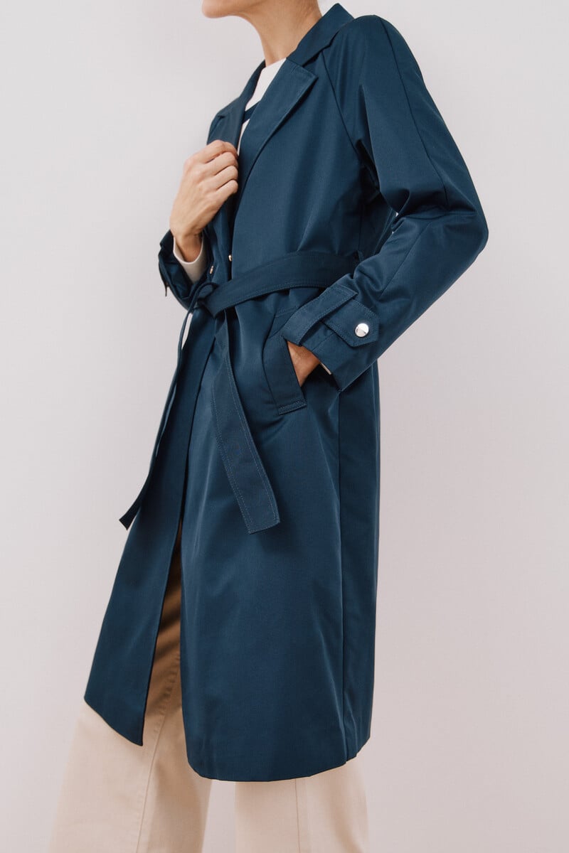 pedro del hierro Gabardina larga waterrrepelent