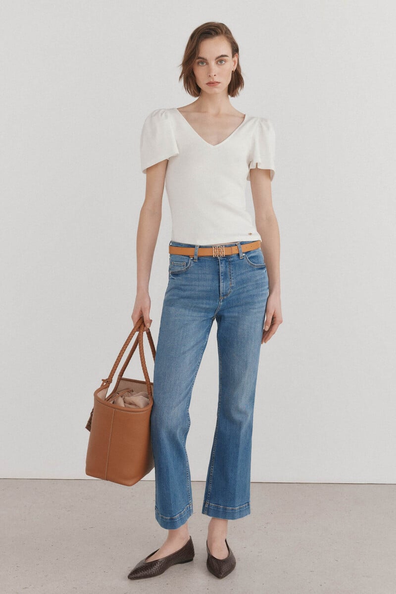 pedro del hierro Jeans flare cropped