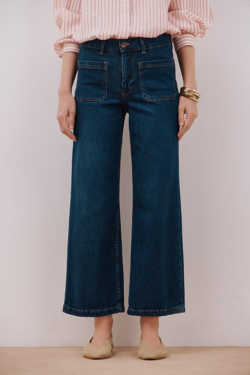 pedro del hierro Jeans marine bolsillos tencel