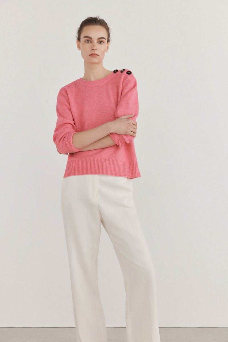 Pedro Del Hierro Jersey Abotonadura Hombro