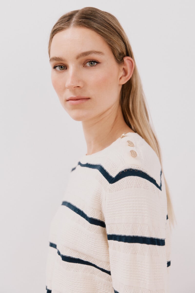 pedro del hierro Jersey bicolor botones