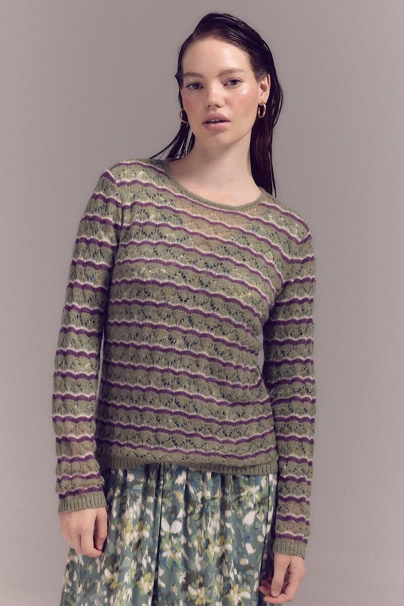 Pedro Del Hierro Jersey Calado Rayas