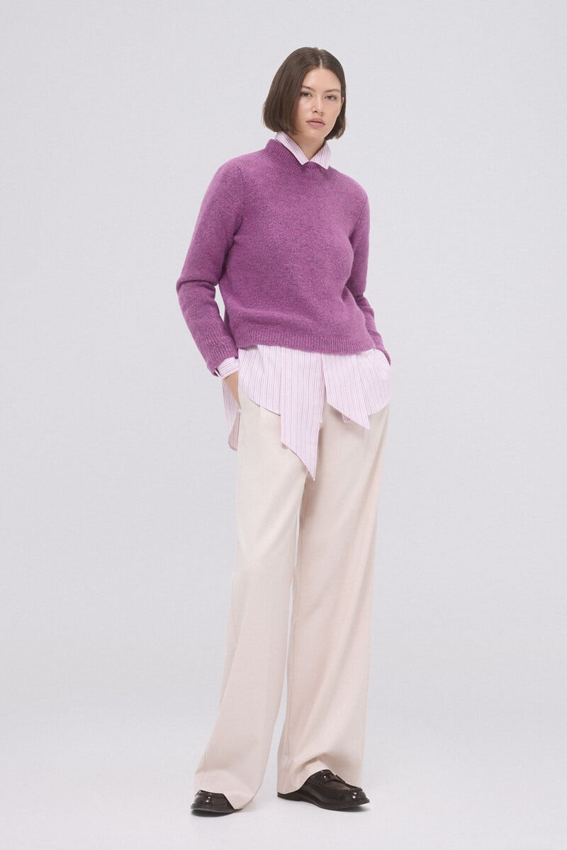 pedro del hierro Jersey cropped detalle ochos
