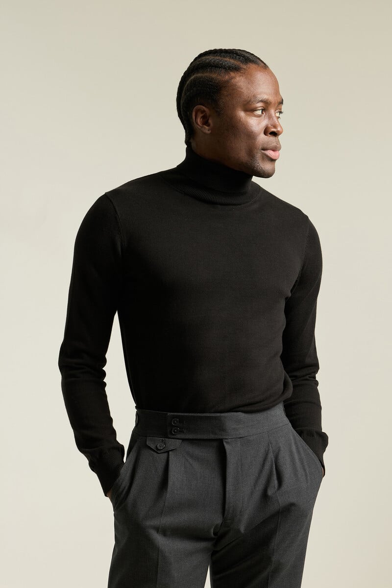 pedro del hierro Jersey cuello cisne