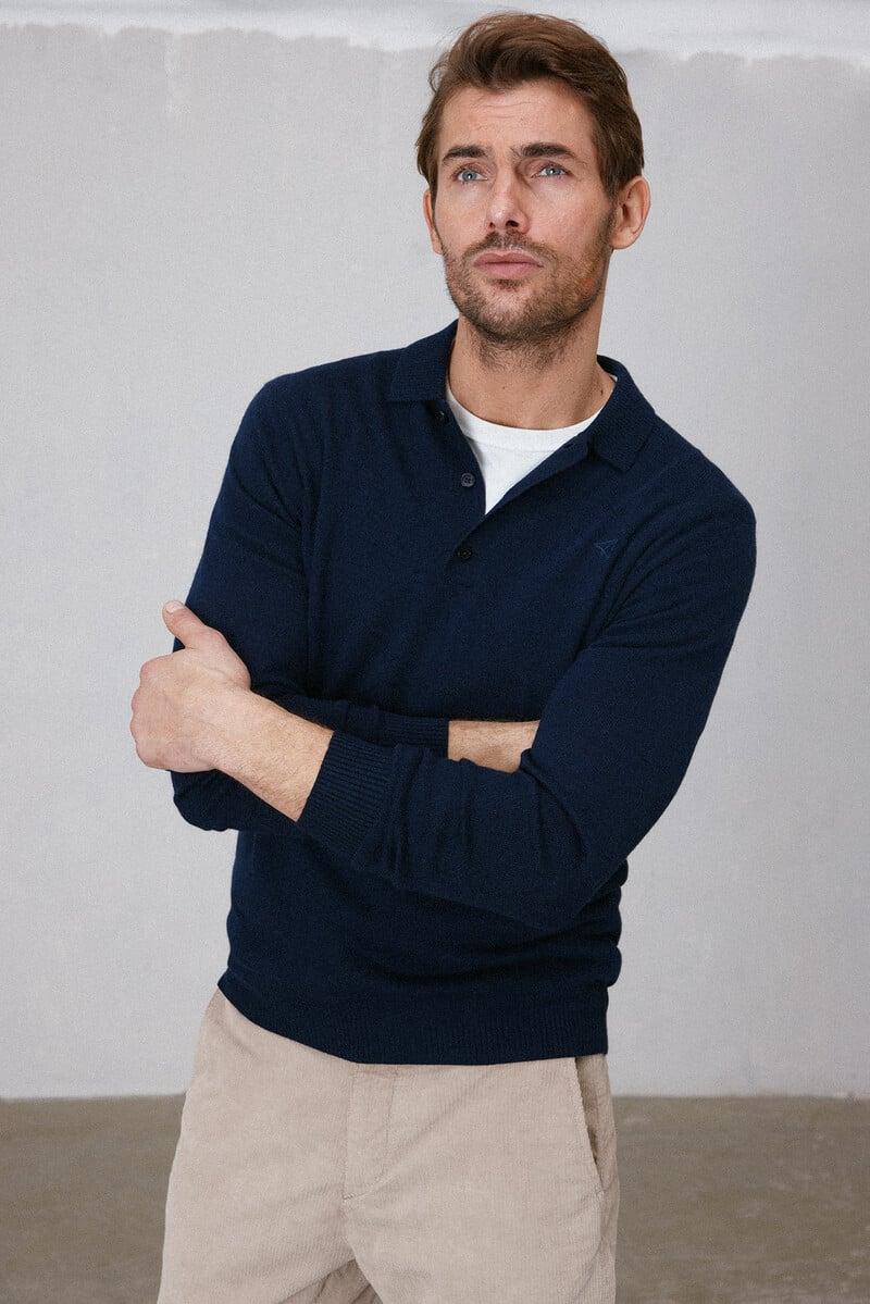 Pedro Del Hierro Jersey Cuello Polo Algodón