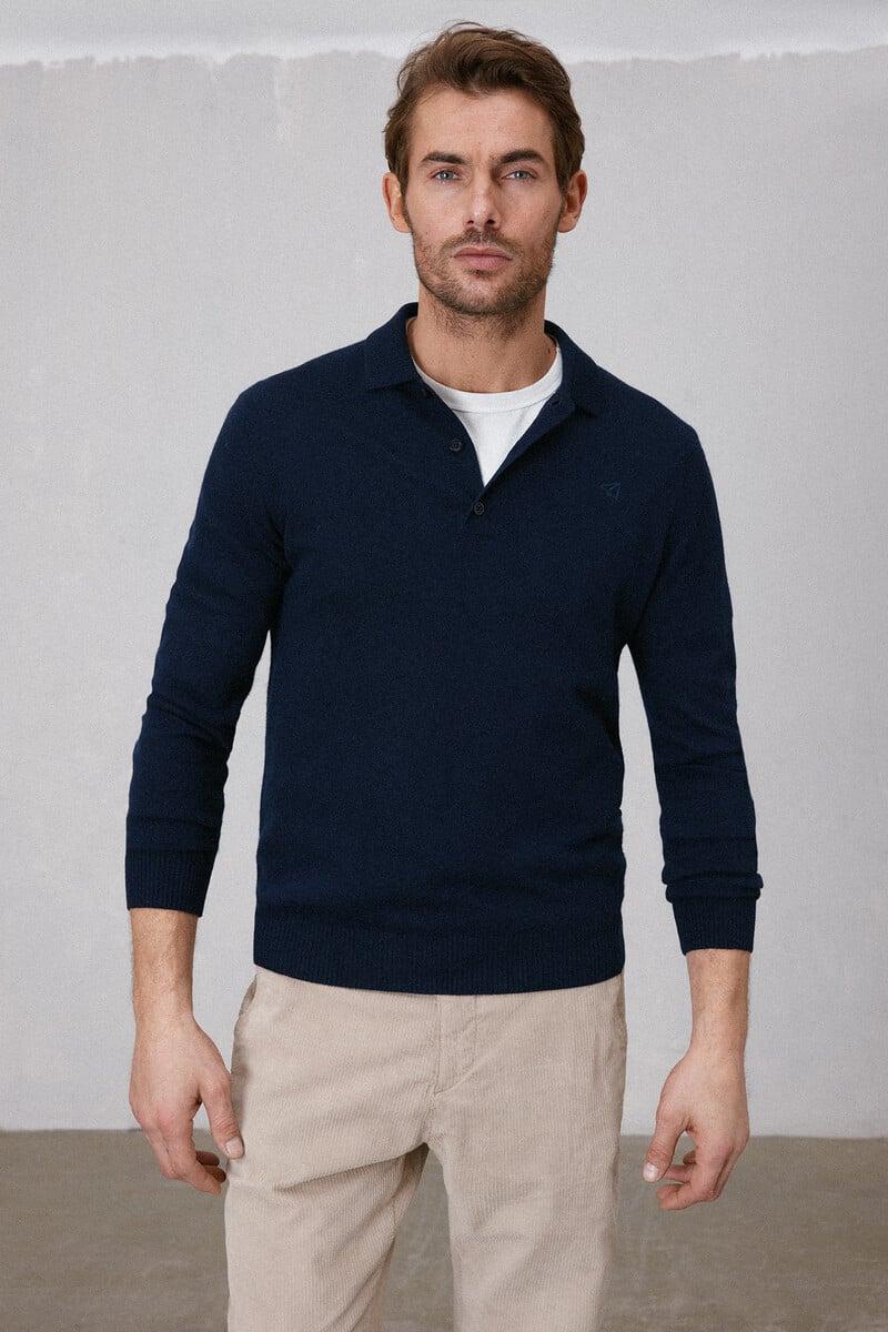 Pedro Del Hierro Jersey Cuello Polo Algodón