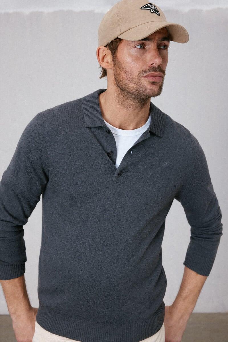 Pedro Del Hierro Jersey Cuello Polo Algodón