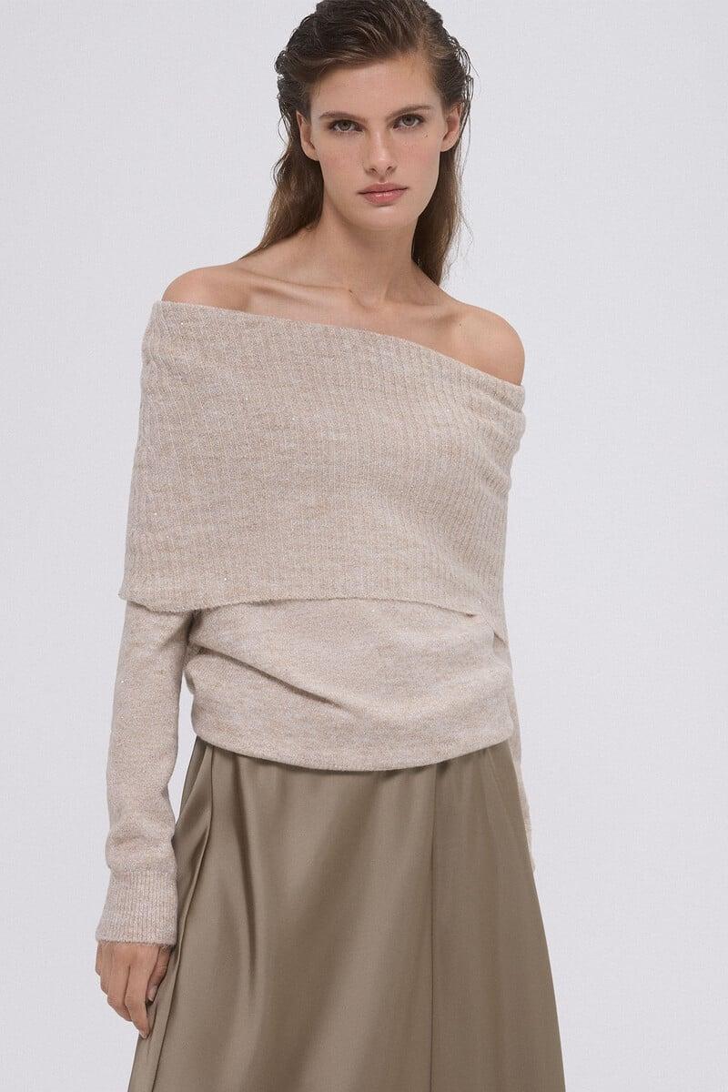 Pedro Del Hierro Jersey De Punto Lentejuelas