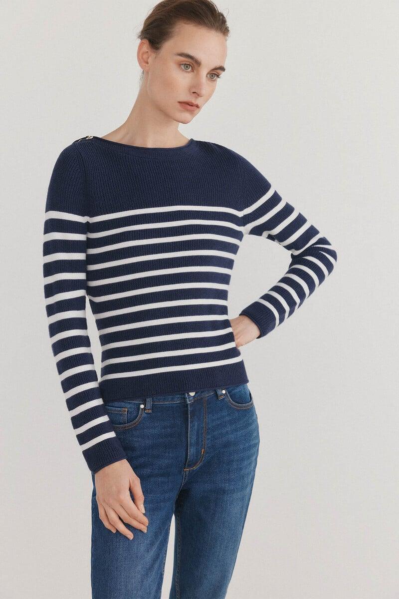 Pedro Del Hierro Jersey De Rayas Bicolor