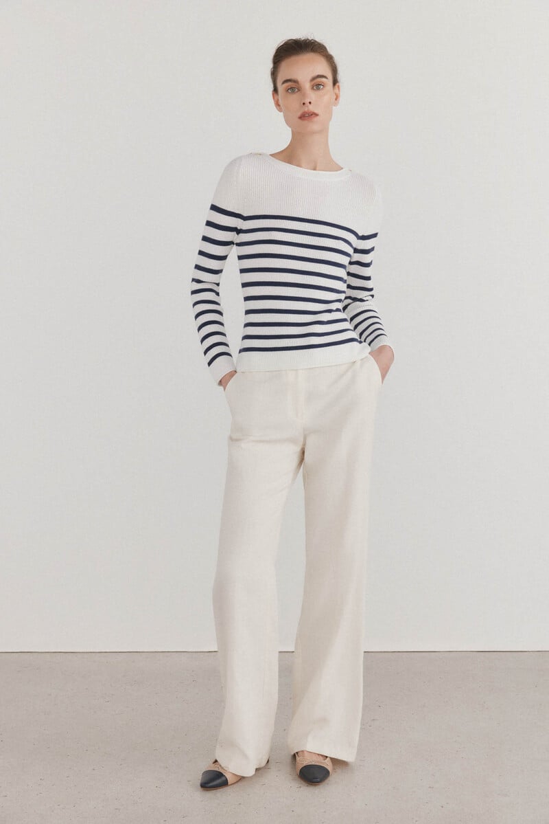 pedro del hierro Jersey de rayas bicolor