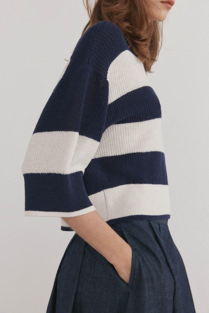 pedro Del Hierro Jersey De Rayas Manga Corta