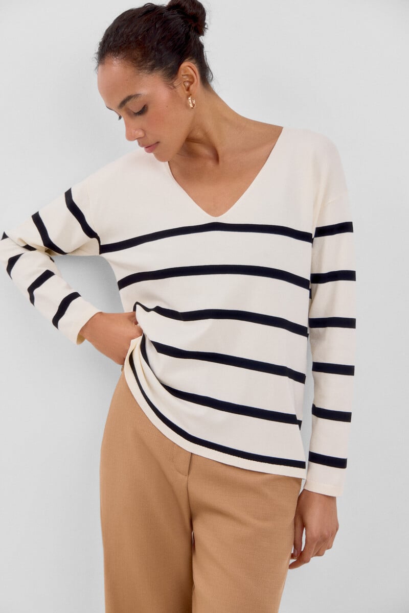 pedro del hierro Jersey escote pico