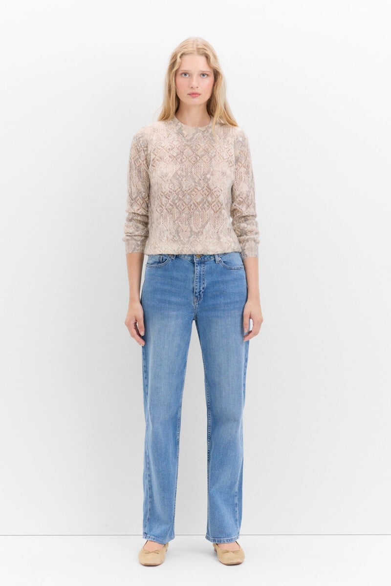 Pedro Del Hierro Jersey Estampado Calados