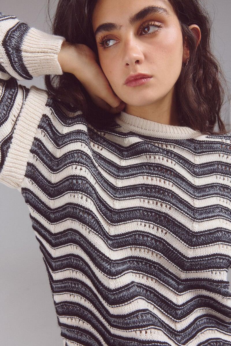 Pedro Del Hierro Jersey Estrcuctura Onda Bicolor