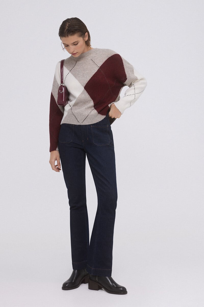 pedro del hierro Jersey jacquard rombos