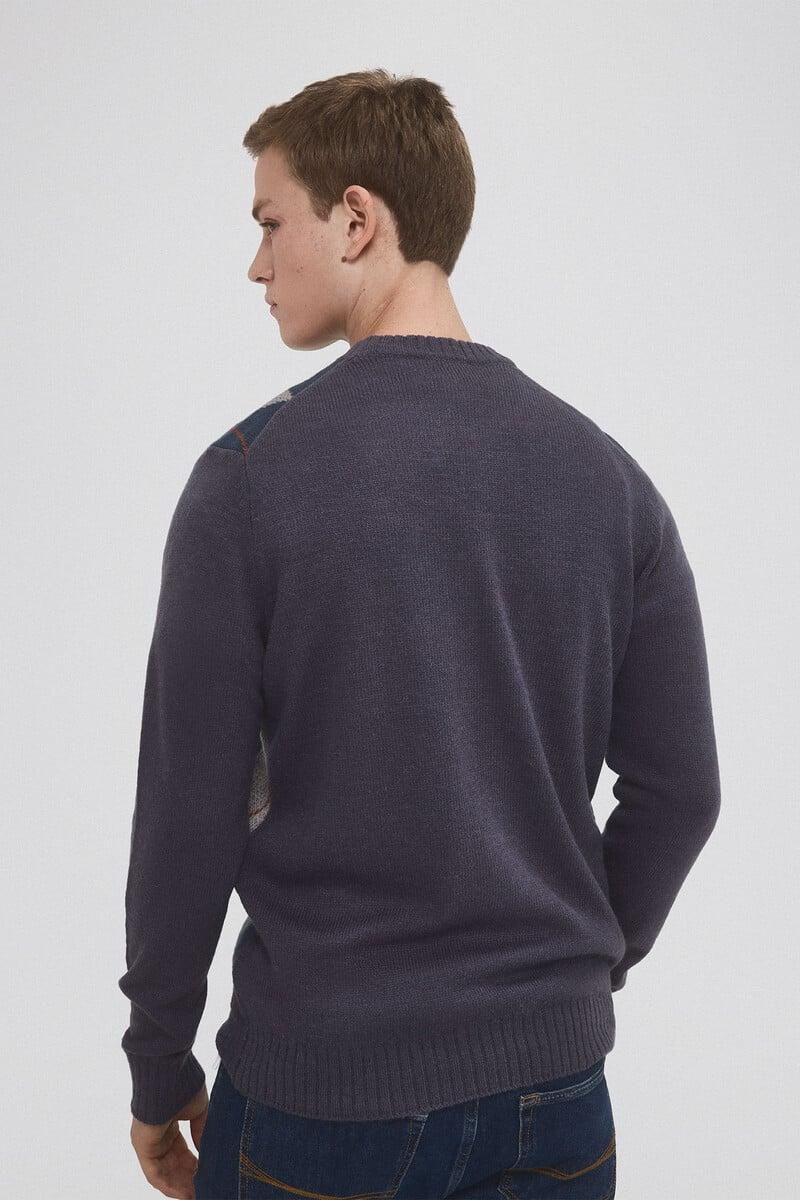 Pedro Del Hierro Jersey Lana Rombos Cuello Redondo