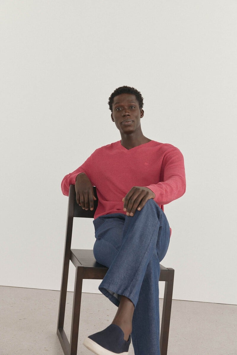 Pedro Del Hierro Jersey Liso Cuello Pico