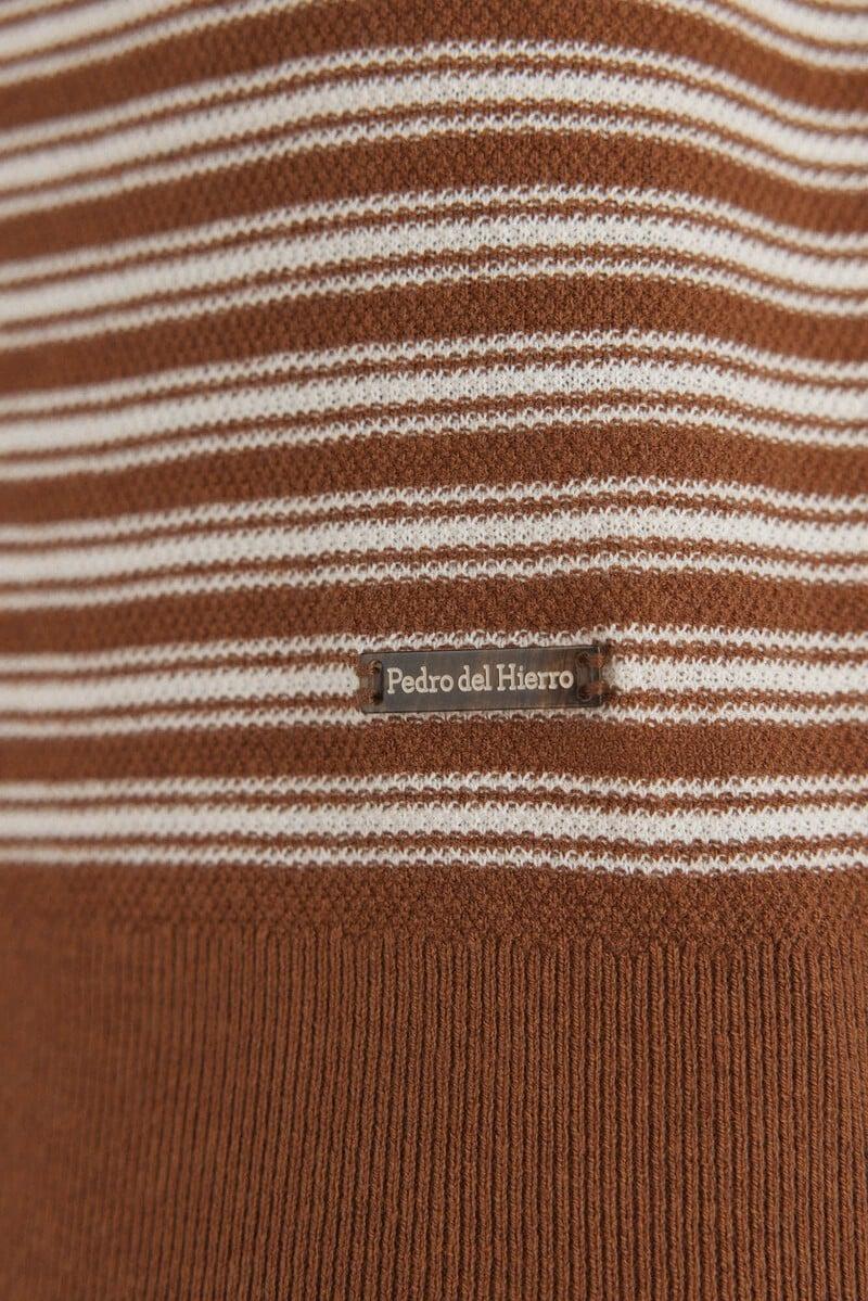 Pedro Del Hierro Jersey Liso Cuello Redondo Rayas
