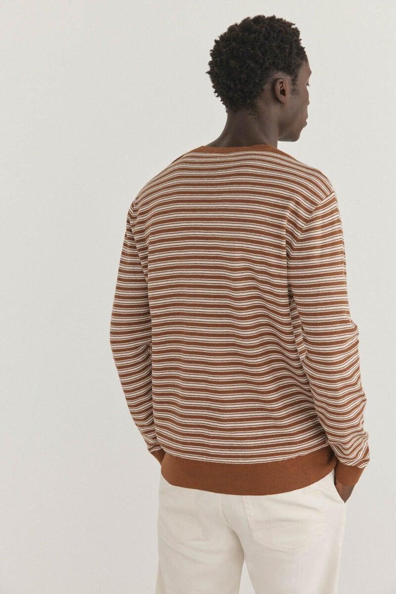 Pedro Del Hierro Jersey Liso Cuello Redondo Rayas